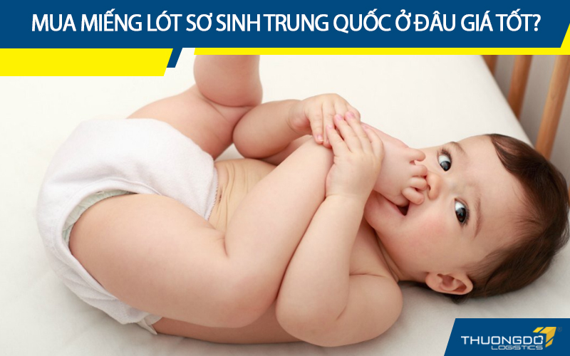 Mua miếng lót sơ sinh Trung Quốc nhanh, giá rẻ tại Thương Đô Logistics