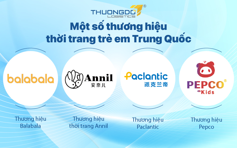  Một số thương hiệu thời trang trẻ em Trung Quốc