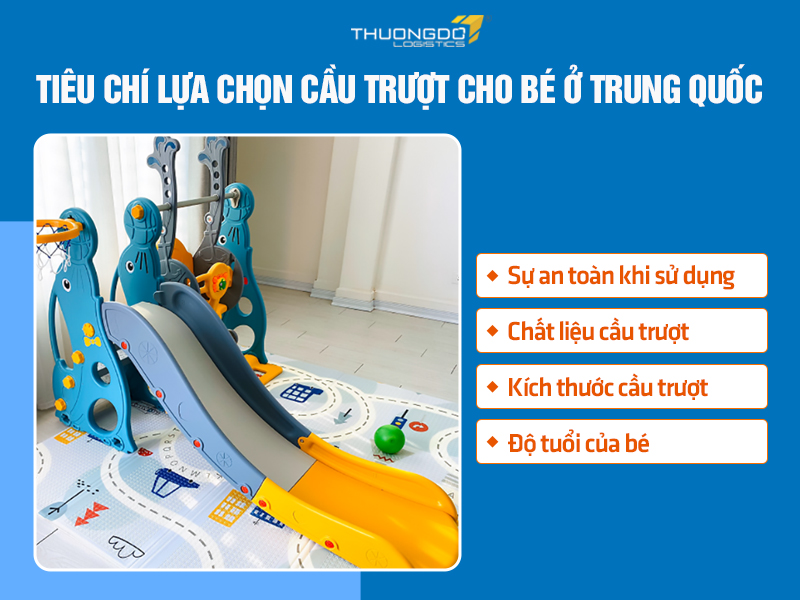 Tiêu chí lựa chọn cầu trượt cho bé ở Trung Quốc phù hợp