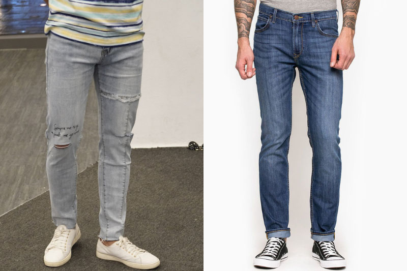  Quần jean slim fit ống côn