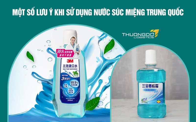 Một số lưu ý khi sử dụng nước súc miệng Trung Quốc