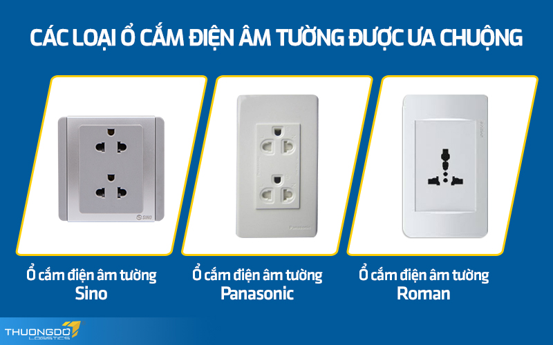  Các loại ổ cắm điện âm tường được ưa chuộng