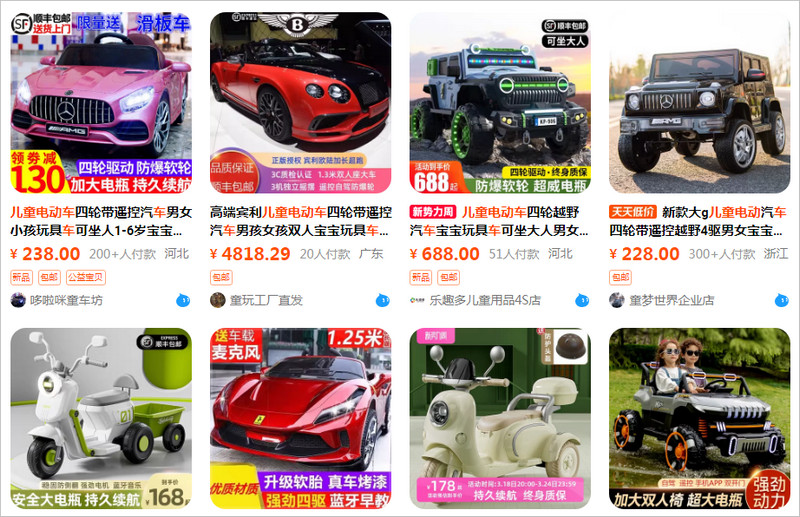 Nhập xe ô tô điện giá rẻ qua trang TMĐT của Trung Quốc