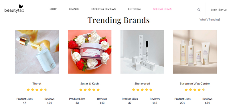  Beauty Tap dành riêng cho khách hàng Hàn Quốc