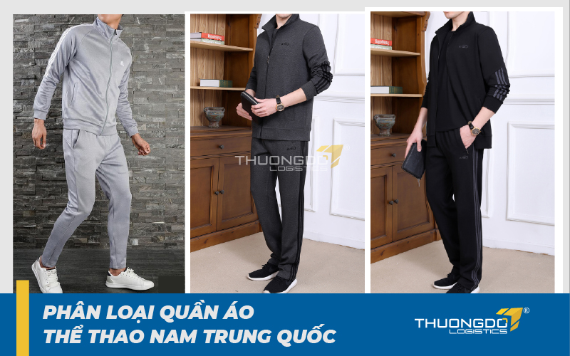  Phân loại quần áo thể thao nam Trung Quốc