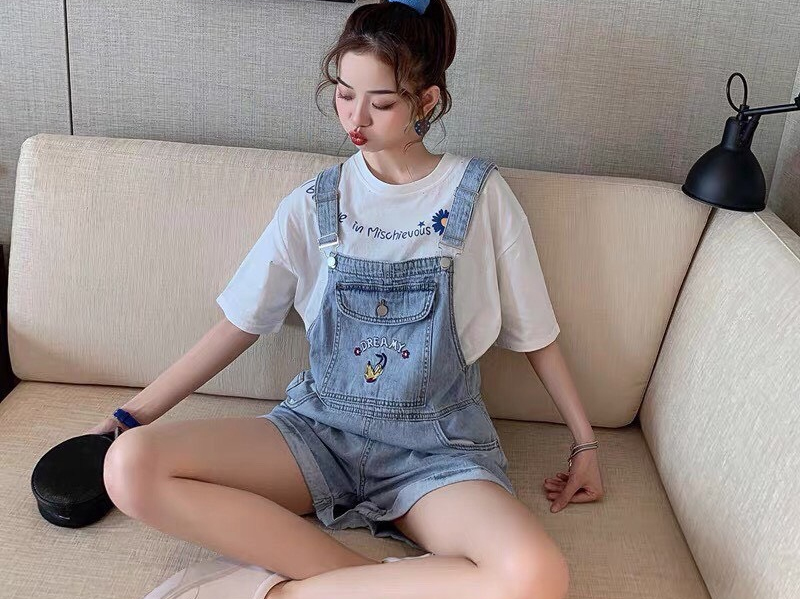  Mẫu quần yếm jean short