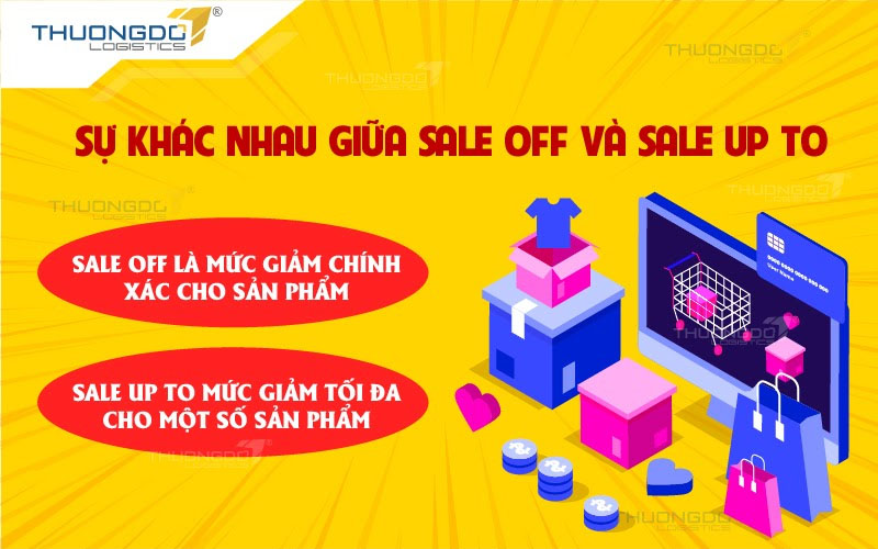  Sale off là hình thức giảm giá sản phẩm trên giá đã niêm yết trước đó