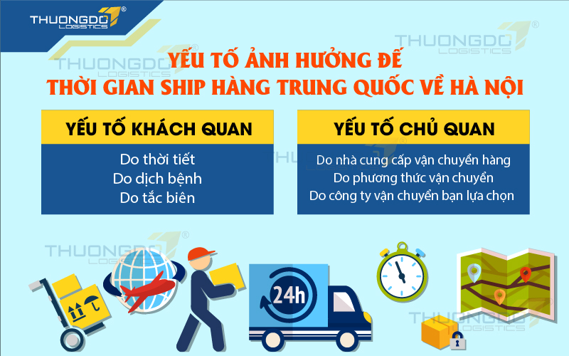  Yếu tố ảnh hưởng đến thời gian ship hàng Trung Quốc về Hà Nội 