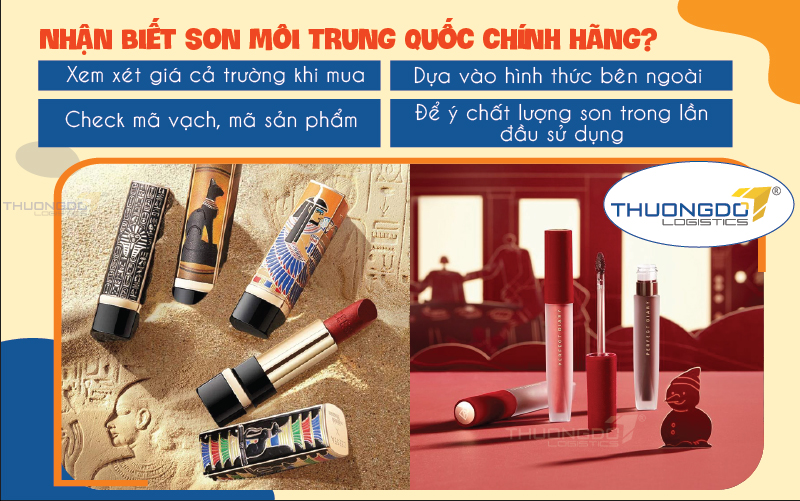  Nhận biết son môi Trung Quốc chính hãng