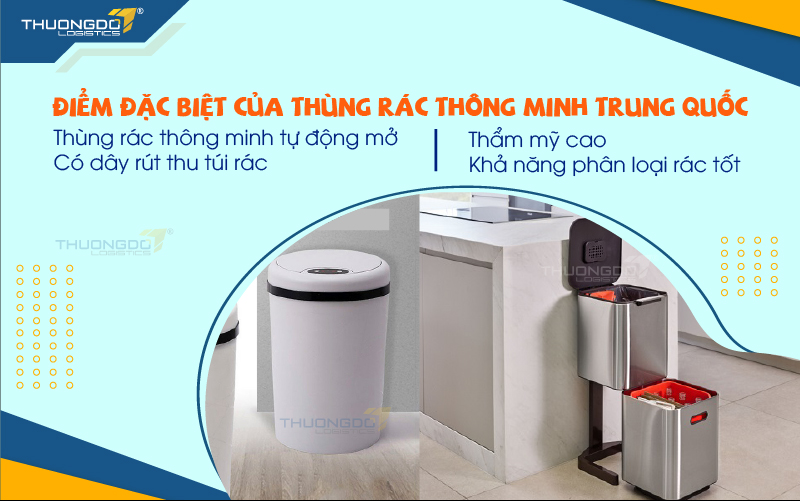  Điểm đặc biệt của thùng rác thông minh Trung Quốc