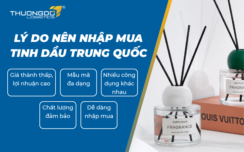  Lý do nên nhập mua tinh dầu Trung Quốc