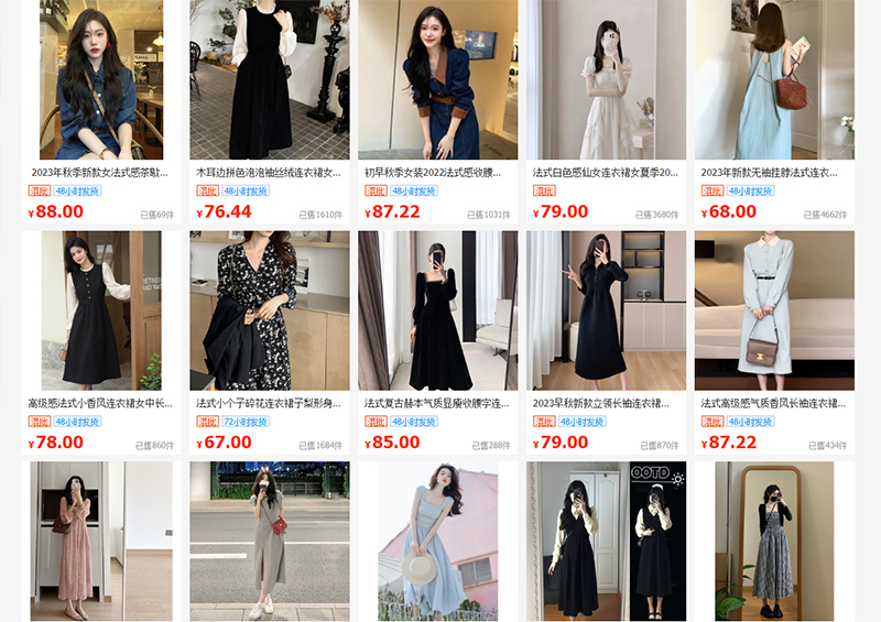  Nhập sỉ váy đầm trên TMĐT