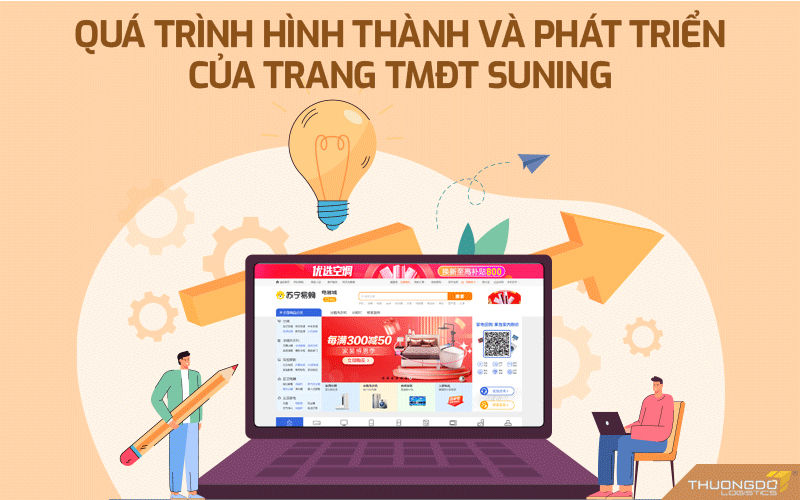  Quá trình hình thành và phát triển của trang TMĐT Suning