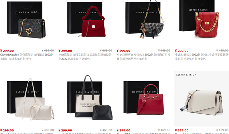  Nhập túi xách hàng hiệu trên Tmall