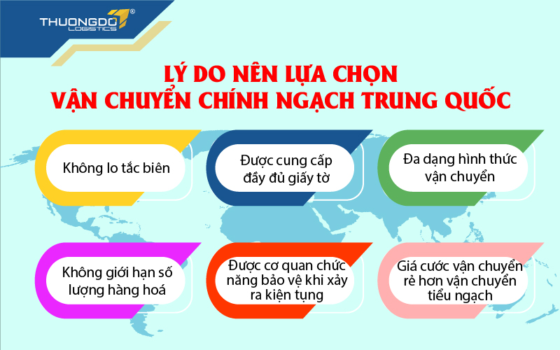  Lý do nên lựa chọn vận chuyển chính ngạch Trung Quốc