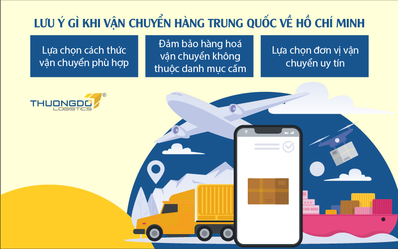  Một số lưu ý gì khi vận chuyển hàng Trung Quốc về Hồ Chí Minh