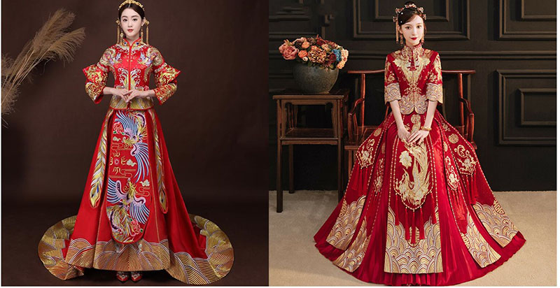 Các loại váy cưới Trung Quốc hiện đại đẹp và nổi tiếng