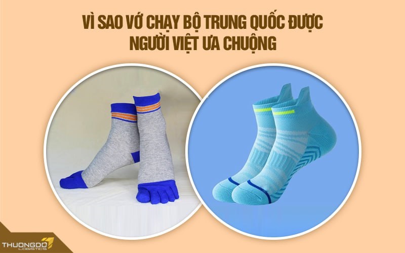 Vì sao vớ chạy bộ Trung Quốc được người Việt ưa chuộng