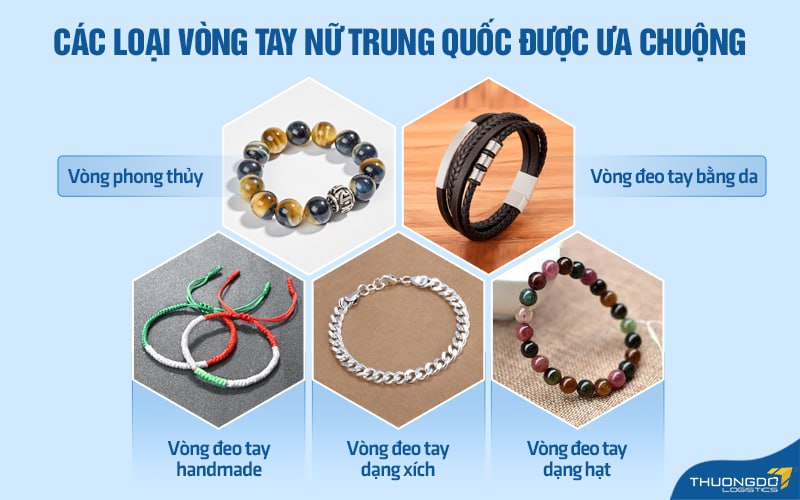 Các loại vòng tay nữ Trung Quốc được ưa chuộng