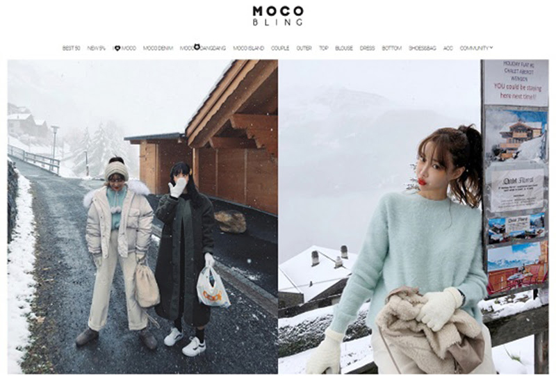  Moco Bling với các mẫu quần áo dành cho nữ
