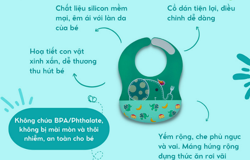 Yếm silicone Marcus