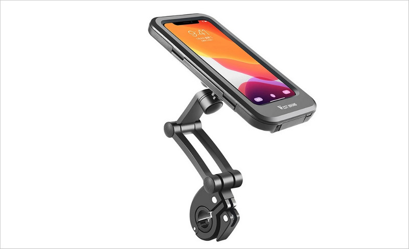 Giá đỡ điện thoại kẹp xe máy West Biking