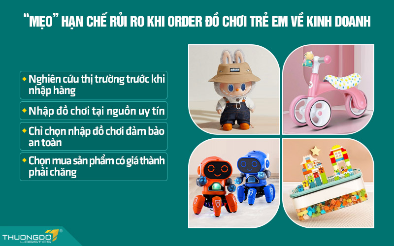 "Mẹo" hạn chế rủi ro khi kinh doanh đồ chơi trẻ em bạn phải biết