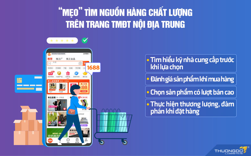 "Mẹo" tìm nguồn hàng online chất lượng trên trang TMĐT Trung Quốc bạn phải biết