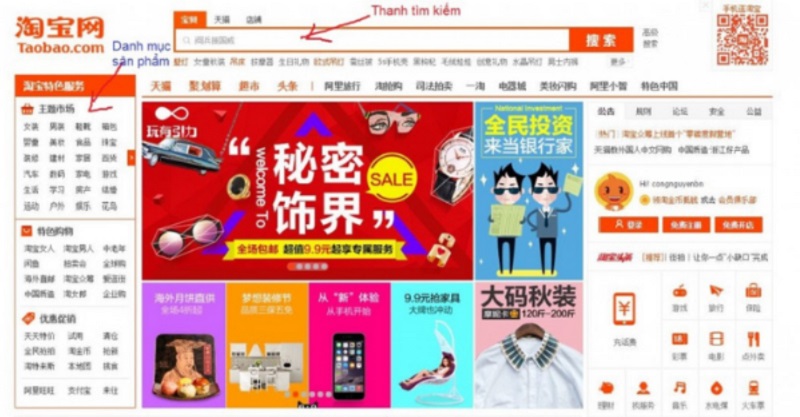 cách order quần áo taobao