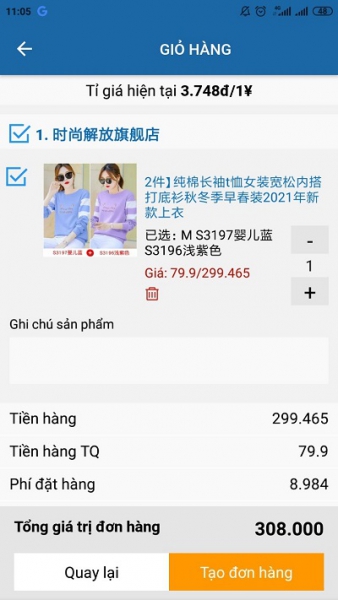 công ty vận chuyển hàng taobao