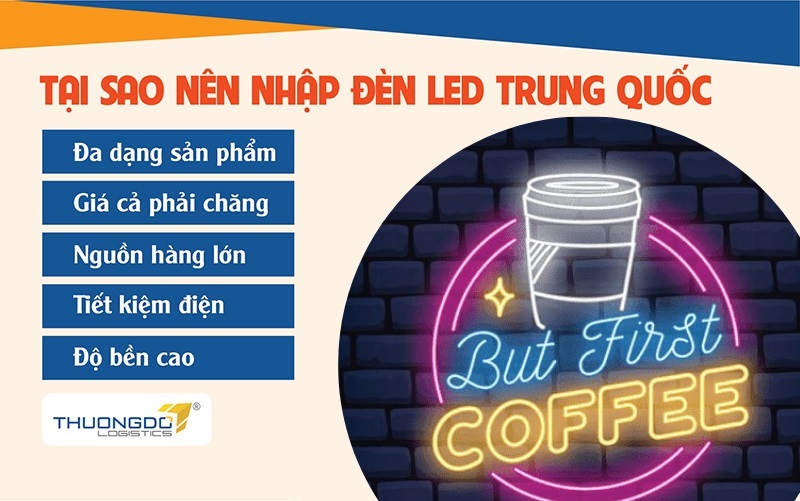 Đèn led Trung Quốc da dạng về mẫu mã, bền đẹp và giá thành rẻ