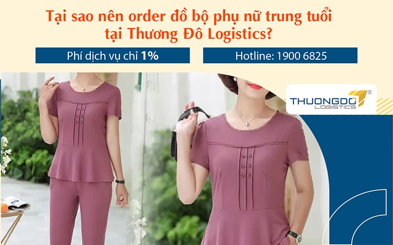 Order đồ bộ phụ nữ trung tuổi thấp nhất chỉ 1%