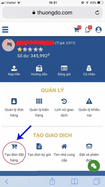 cách order hàng từ taobao