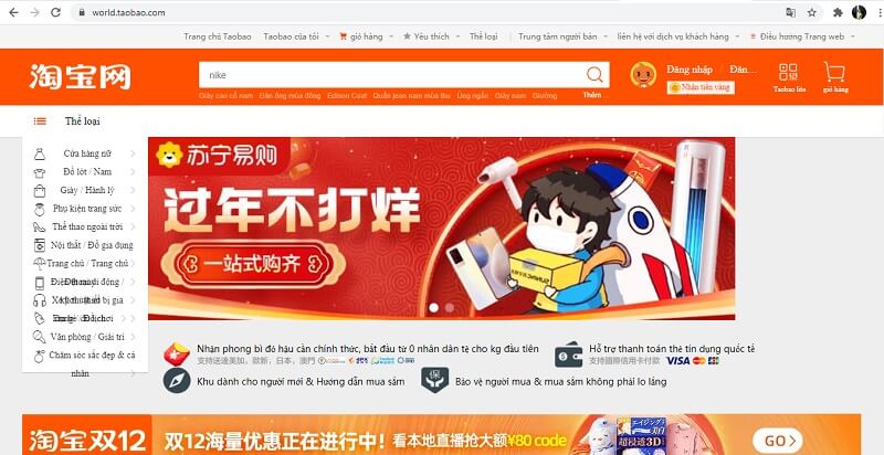 tìm hiểu về trang taobao