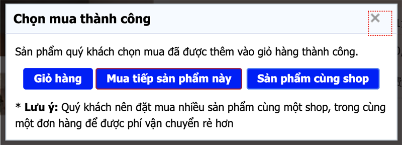 công cụ đặt hàng thương đô