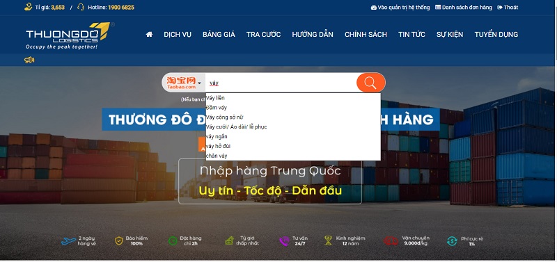 cách order quần áo trên taobao