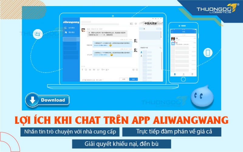 Lợi ích khi chat trên App Aliwangwang
