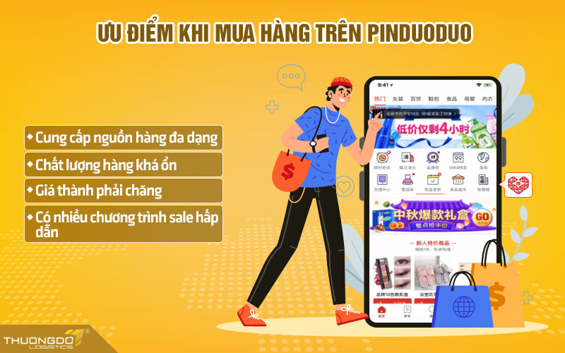 Ưu điểm khi mua hàng trên Pinduoduo