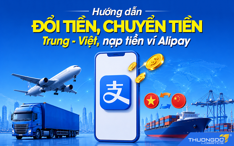 Dịch vụ đổi tiền, chuyển tiền Trung Quốc sang tiền Việt Nam, nạp tiền ví Alipay T8/2026
