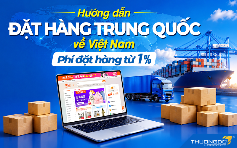 Dịch vụ đặt hàng Trung Quốc về Việt Nam T8/2026 – Phí đặt hàng từ 1%