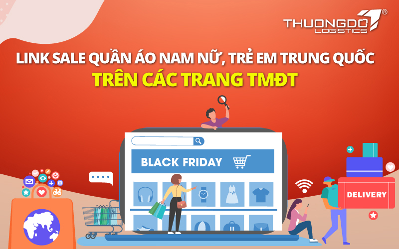 Link sale quần áo nam nữ, trẻ em Trung Quốc trên các trang TMĐT