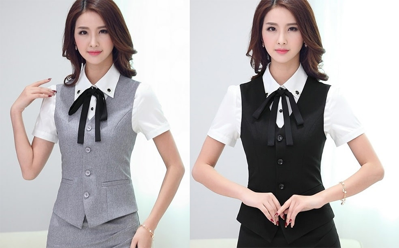 Áo gile công sở