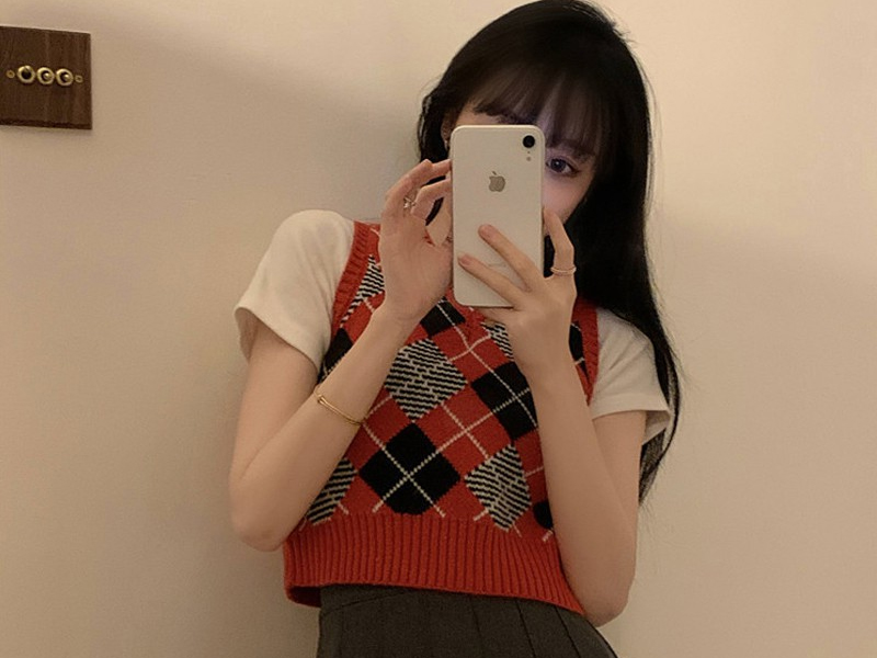 Áo khoác gile dáng ngắn