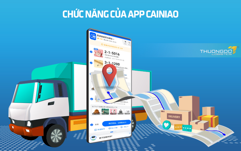 Chức năng của app Cainiao