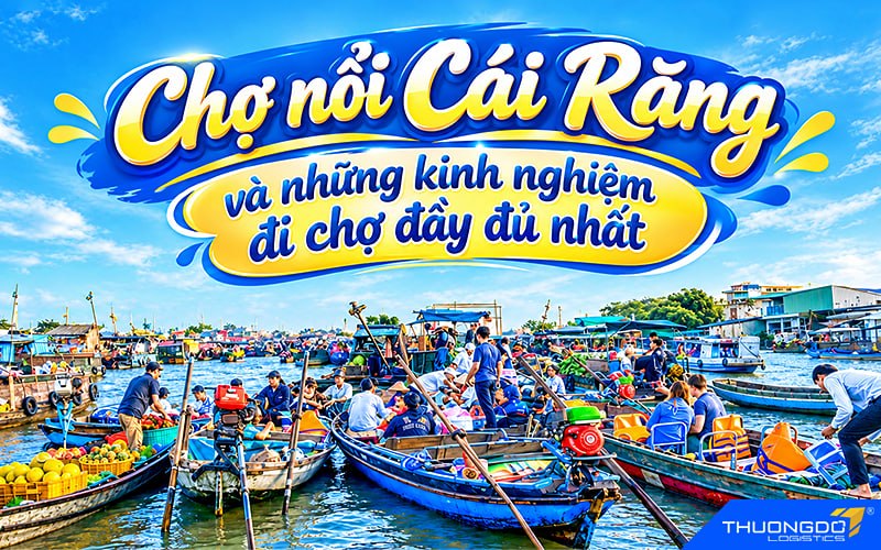 Chợ nổi Cái Răng và Những kinh nghiệm đi chợ đầy đủ nhất