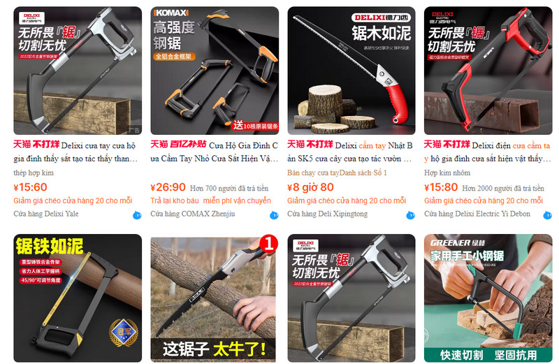 Link shop cưa cầm tay giá rẻ Trung Quốc uy tín không nên bỏ qua