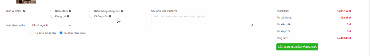 Đặt hàng Trung Quốc