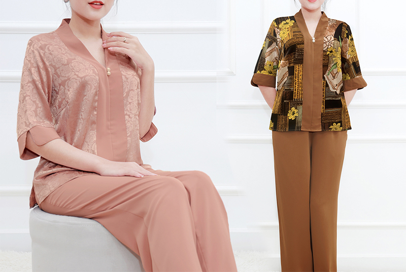 Đồ bộ mặc nhà chất gấm