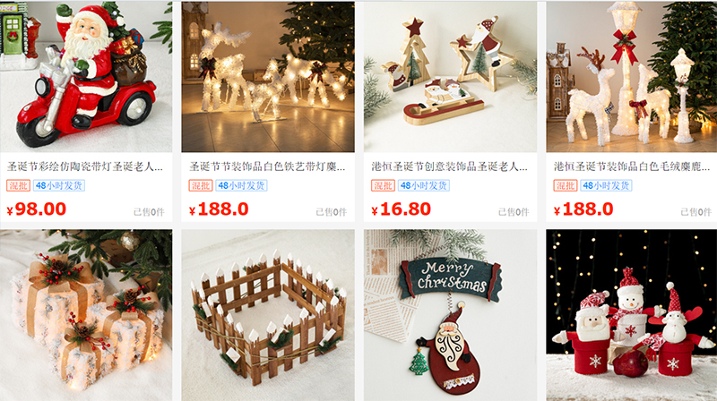Nguồn nhập đồ trang trí cây thông Noel Trung Quốc uy tín giá rẻ nhanh chóng