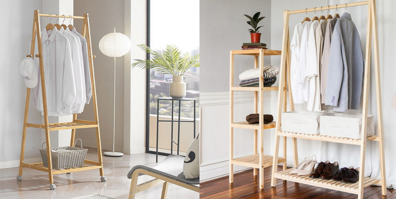 Giá treo quần áo đặt đất hình chữ A